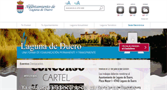 Desktop Screenshot of lagunadeduero.org